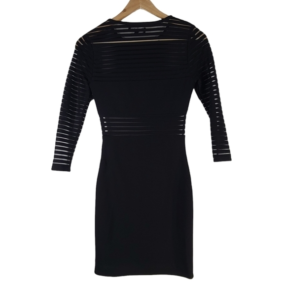 LULU'S Perfect Mesh Black Bodycon‎ Dress size XS - Picture 2 of 4